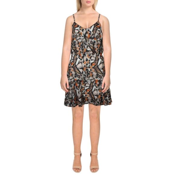Aqua Dresses & Skirts - New Aqua Women's‎ Printed Above The Knee Shift Dress Size XL